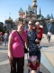 View - Disneyland 2010 - The Gibby Family in front of Sleeping Beauty's Castle