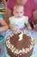 Ver - El cumpleaños de Audrey - Audrey con la torta de cumpleaños